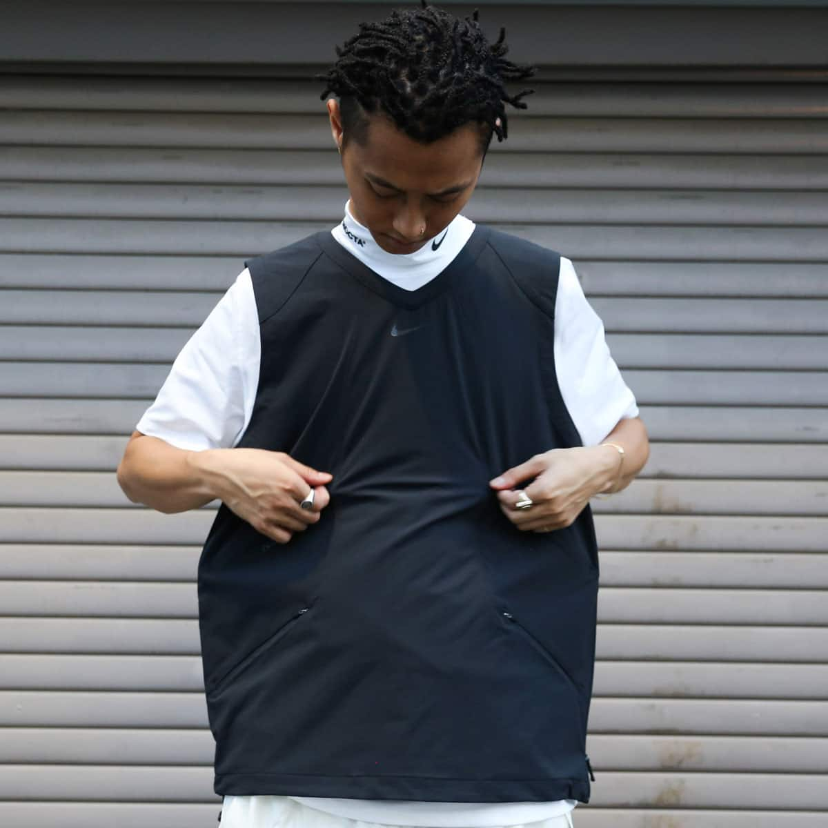 NIKE M NRG NOCTA WOVEN VEST BLACK 21FA-S