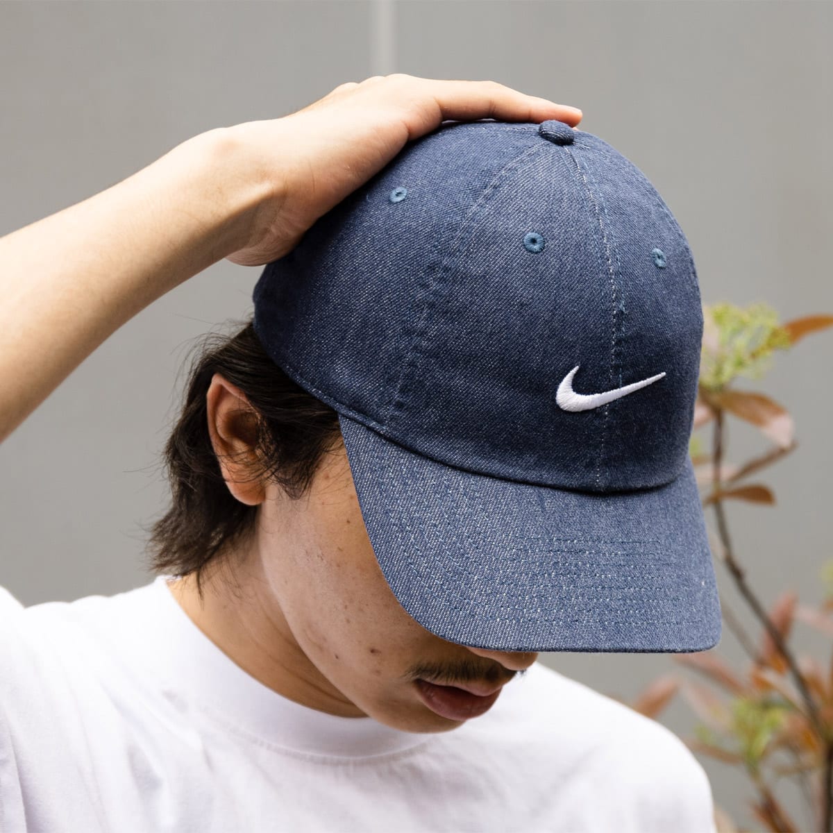 NIKE U NSW H86 SWOOSH DENIM CAP MIDNIGHT NAVY/WHITE 23SU-I|atmos（アトモス）  公式オンラインストア