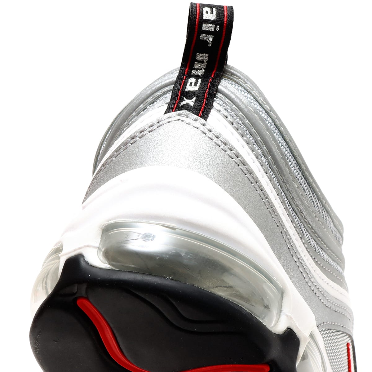 NIKE AIR MAX 97 OG METALLIC SILVER/UNIVERSITY RED-BLACK 22HO-I NIKE AIR MAX 97 OG METALLIC SILVER/UNIVERSITY RED-BLACK 22HO-I