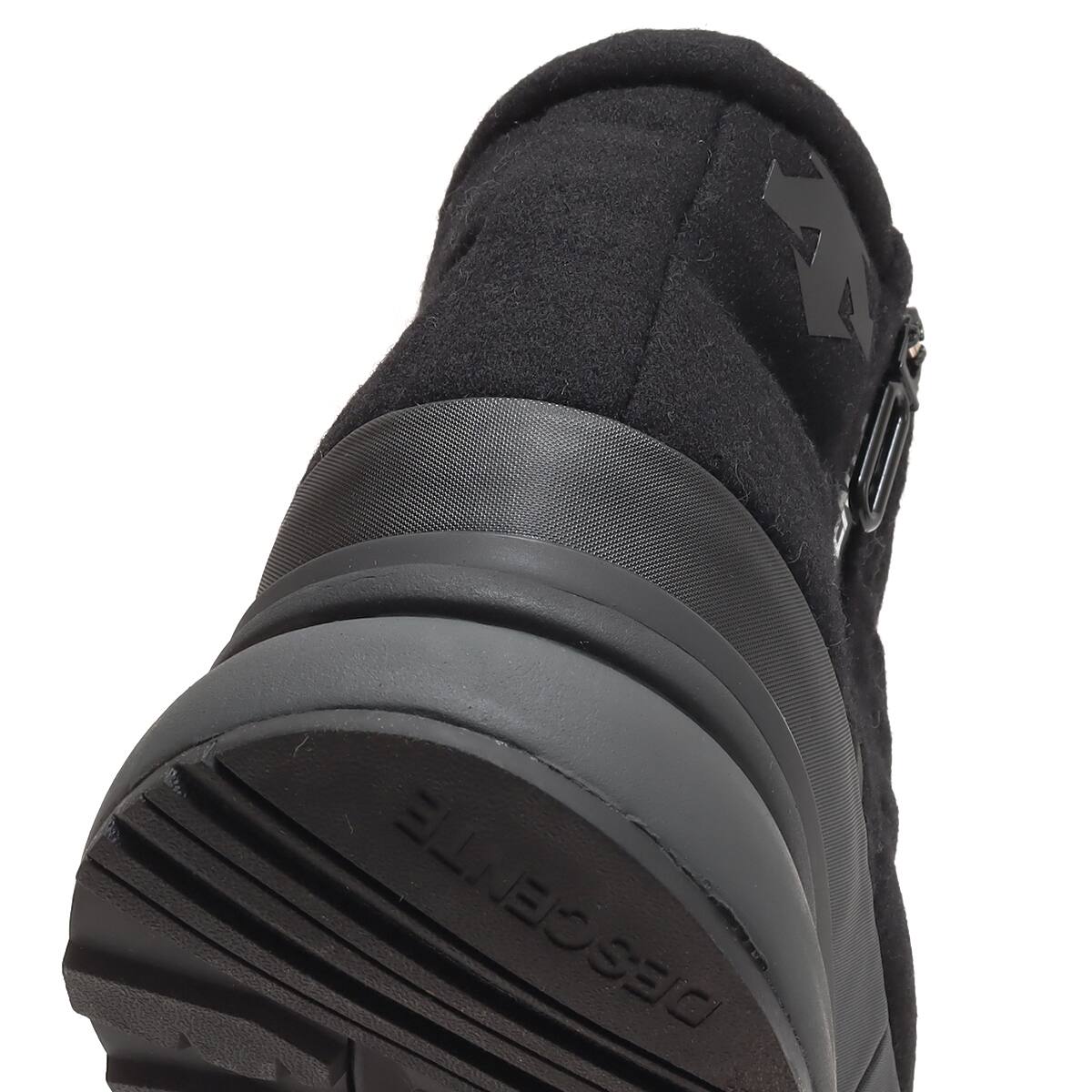 DESCENTE ACTIVE WINTER BOOTS SHORT MELTON BLACKの画像