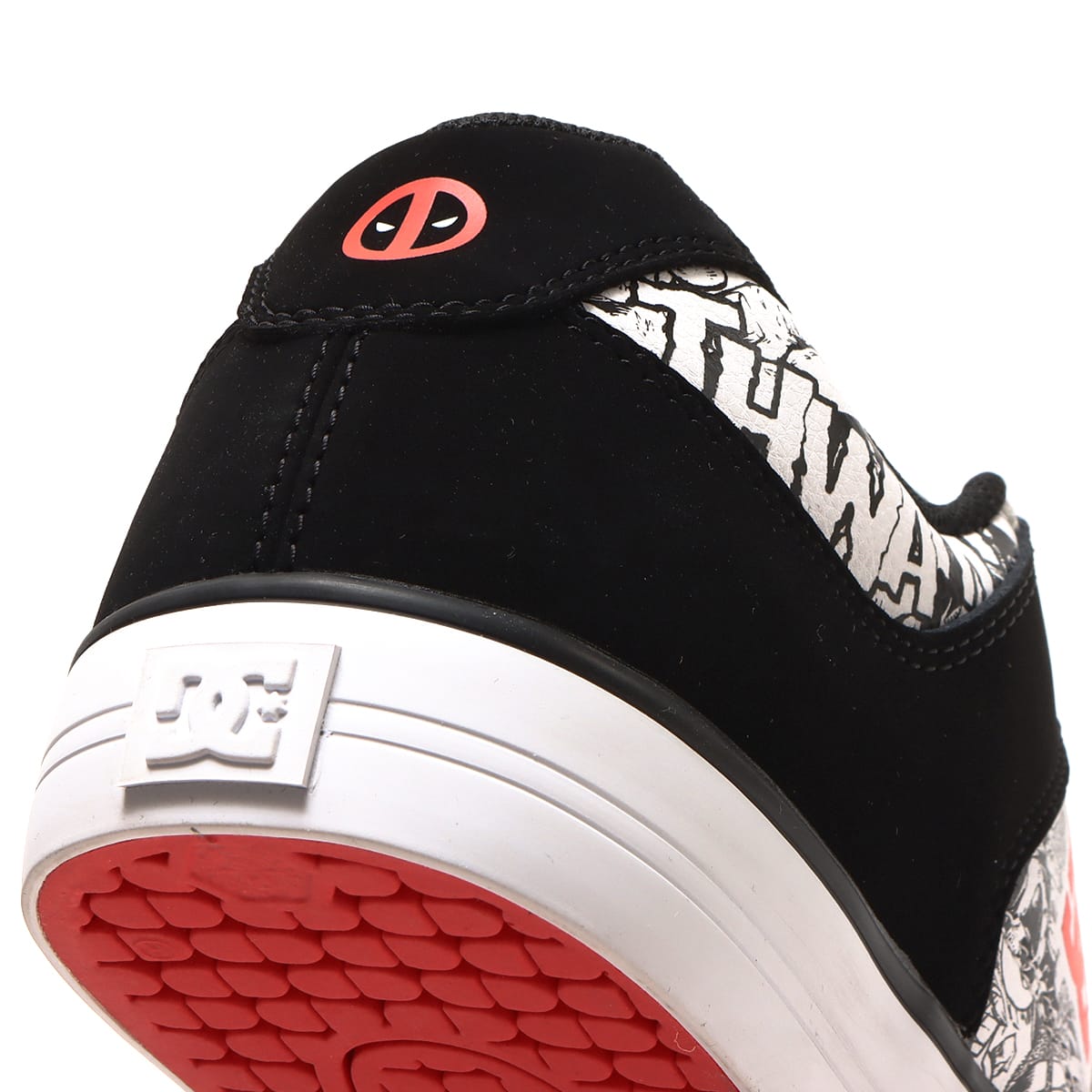 DC SHOES DP PURE BLACK/WHITE/RED 22FW-Iの画像