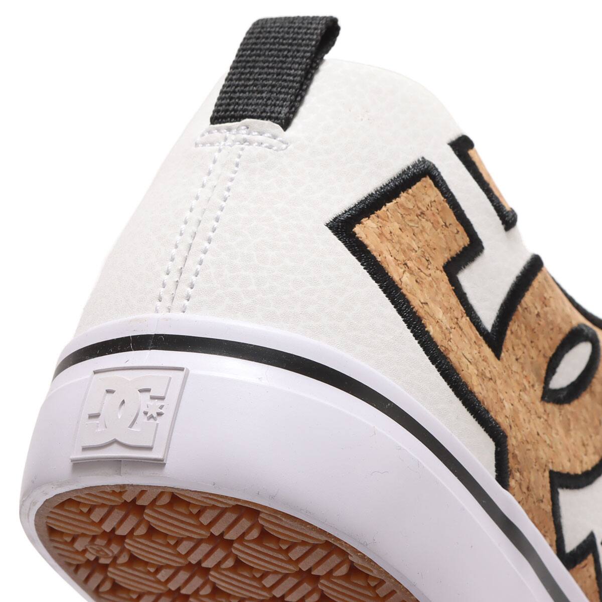 DC SHOES COURT VULC SE SN WHITE/TAN 23SS-Iの画像