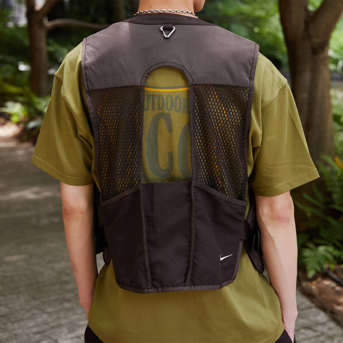 nike acg buttles vest brown M ベスト