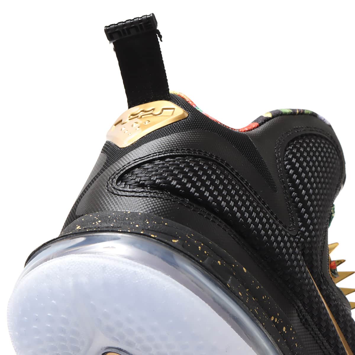 NIKE LEBRON IX BLACK/METALLIC GOLD 21HO-S（ナイキ レブロン