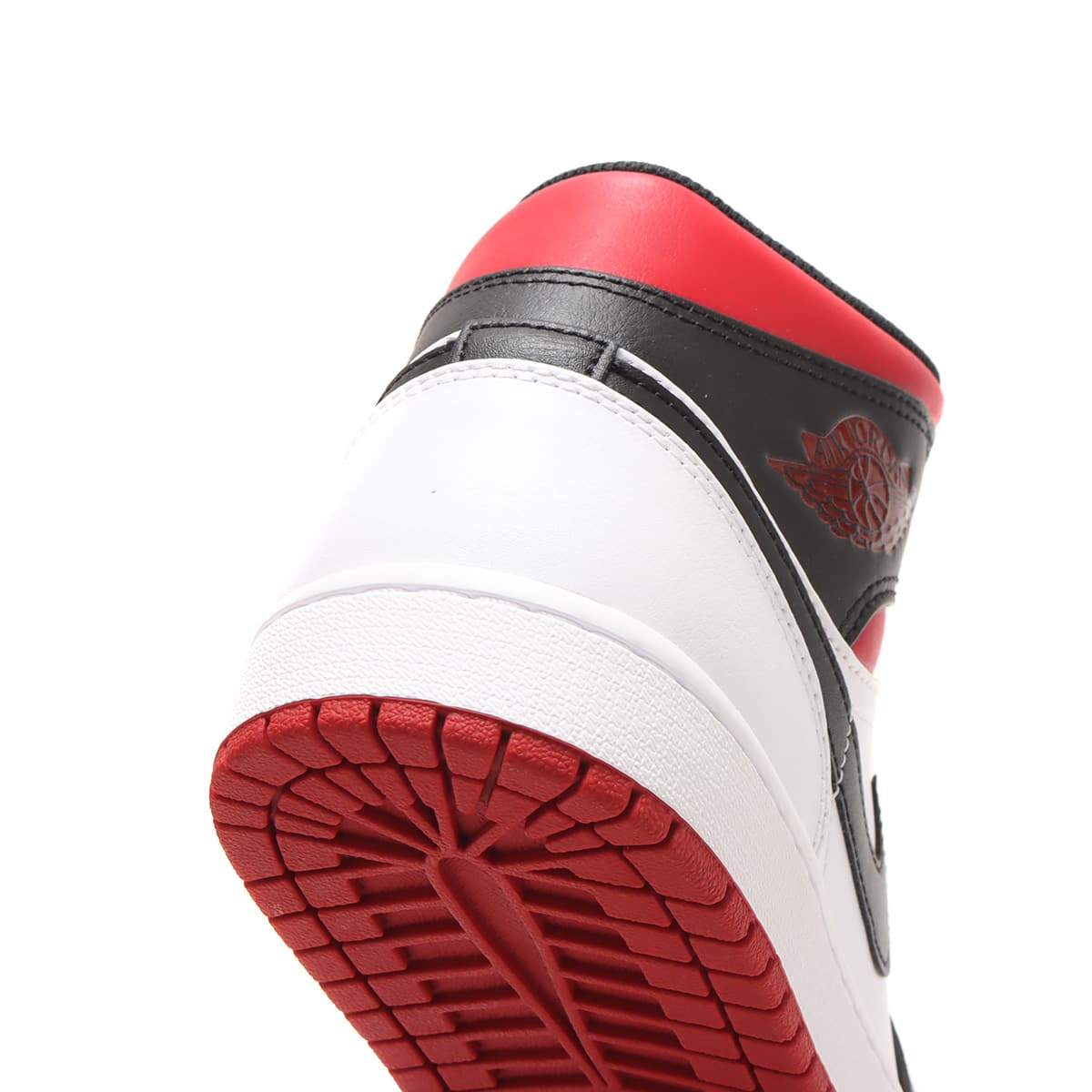 JORDAN BRAND AIR JORDAN 1 MID WHITE/GYM RED-BLACK 23HO-I