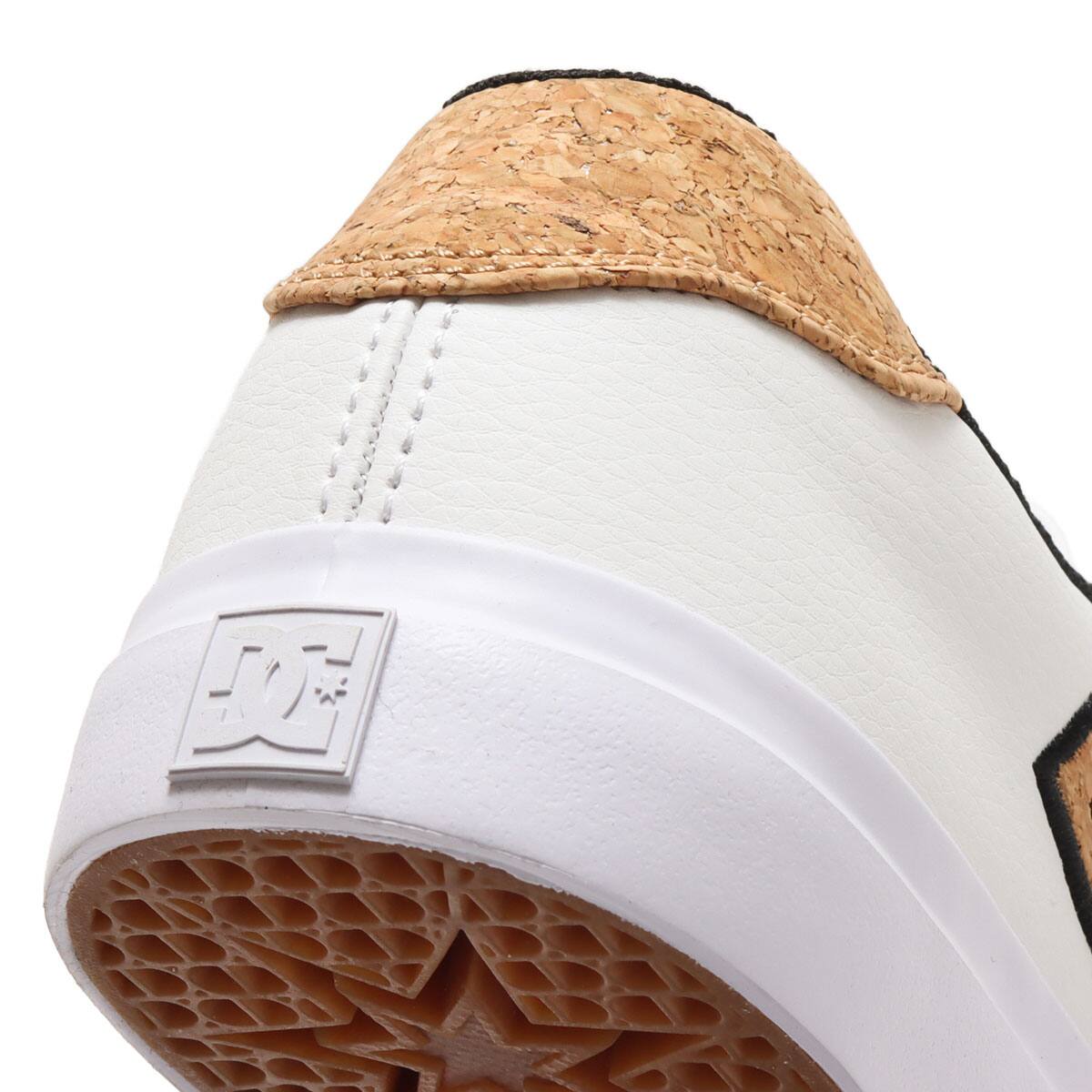 DC SHOES Ws CHELSEA PLUS SE SN WHITE/TAN 23SS-Iの画像