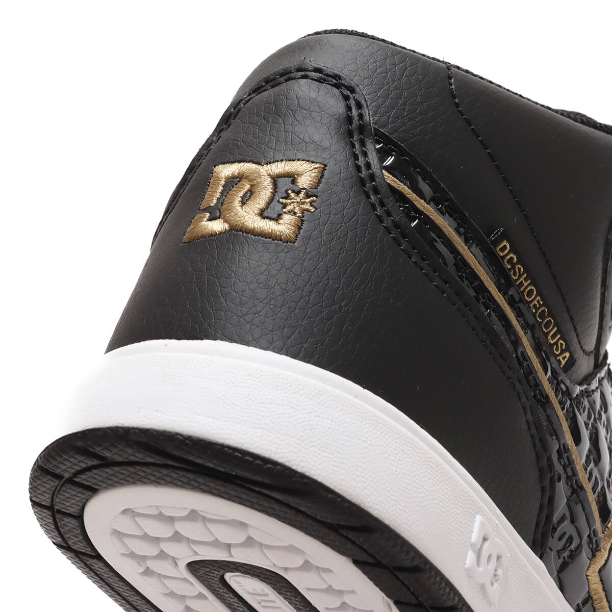 DC SHOES Ws UNIVERSITY MID SE SN BLACK/GOLD 23FW-Iの画像