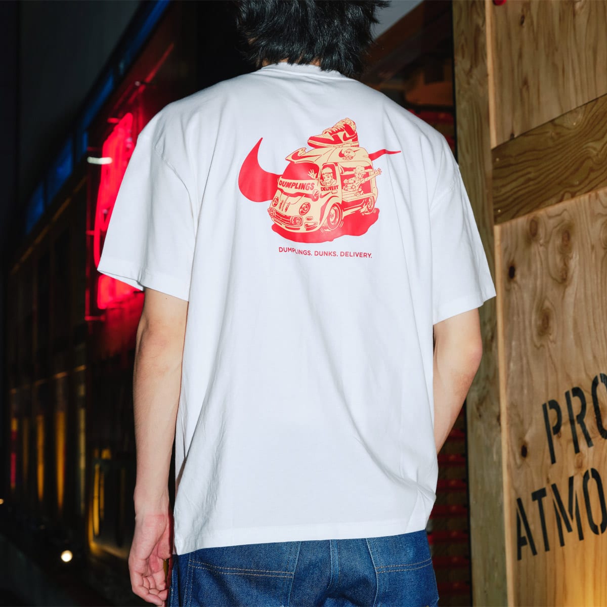NIKE AS M NSW TEE M90 SOLE FOOD LBR WHITE 23SU-Iの画像