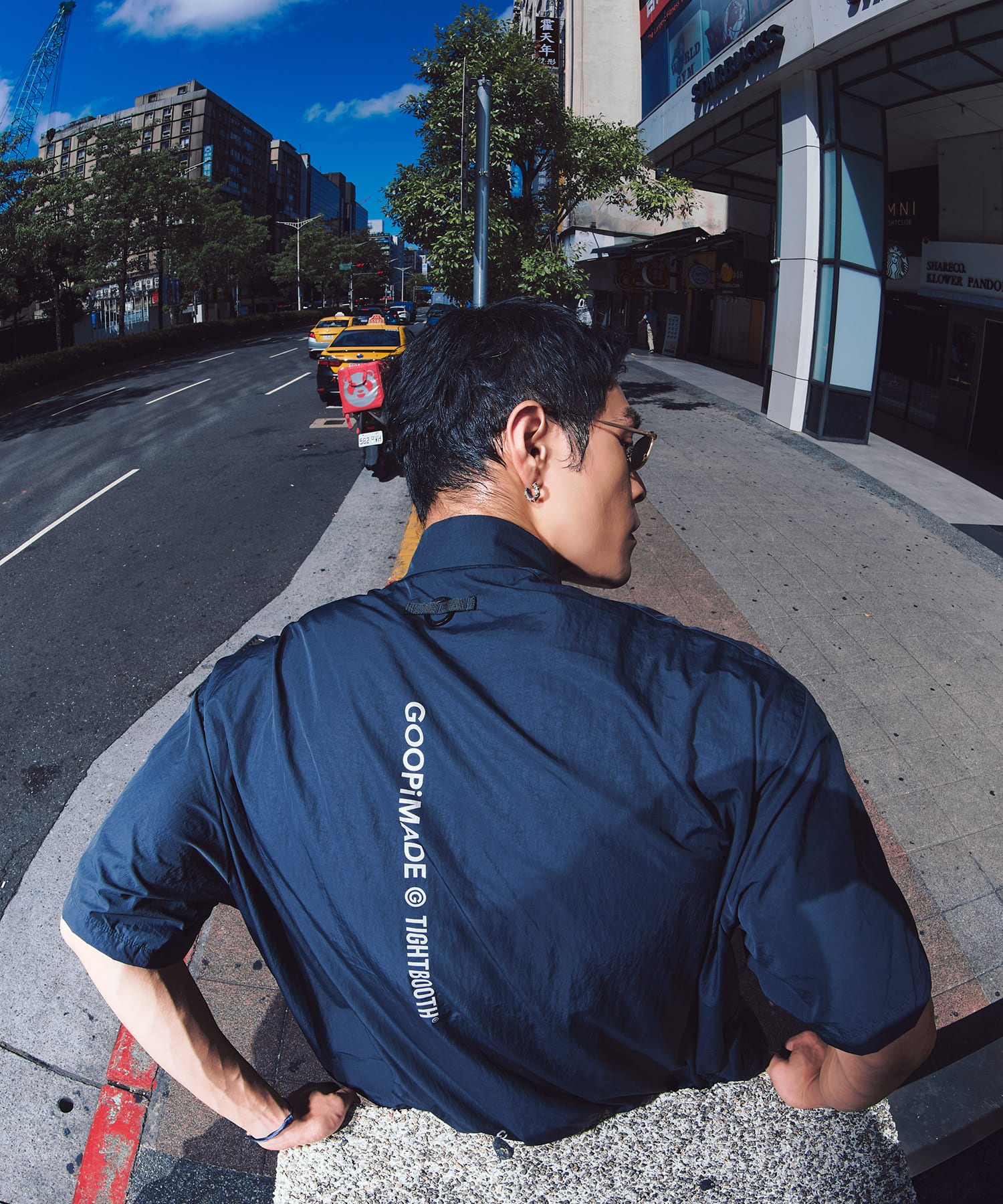 GOOPiMADE x TIGHTBOOTH Tech Uniform Zip Shirt SHADOWの画像