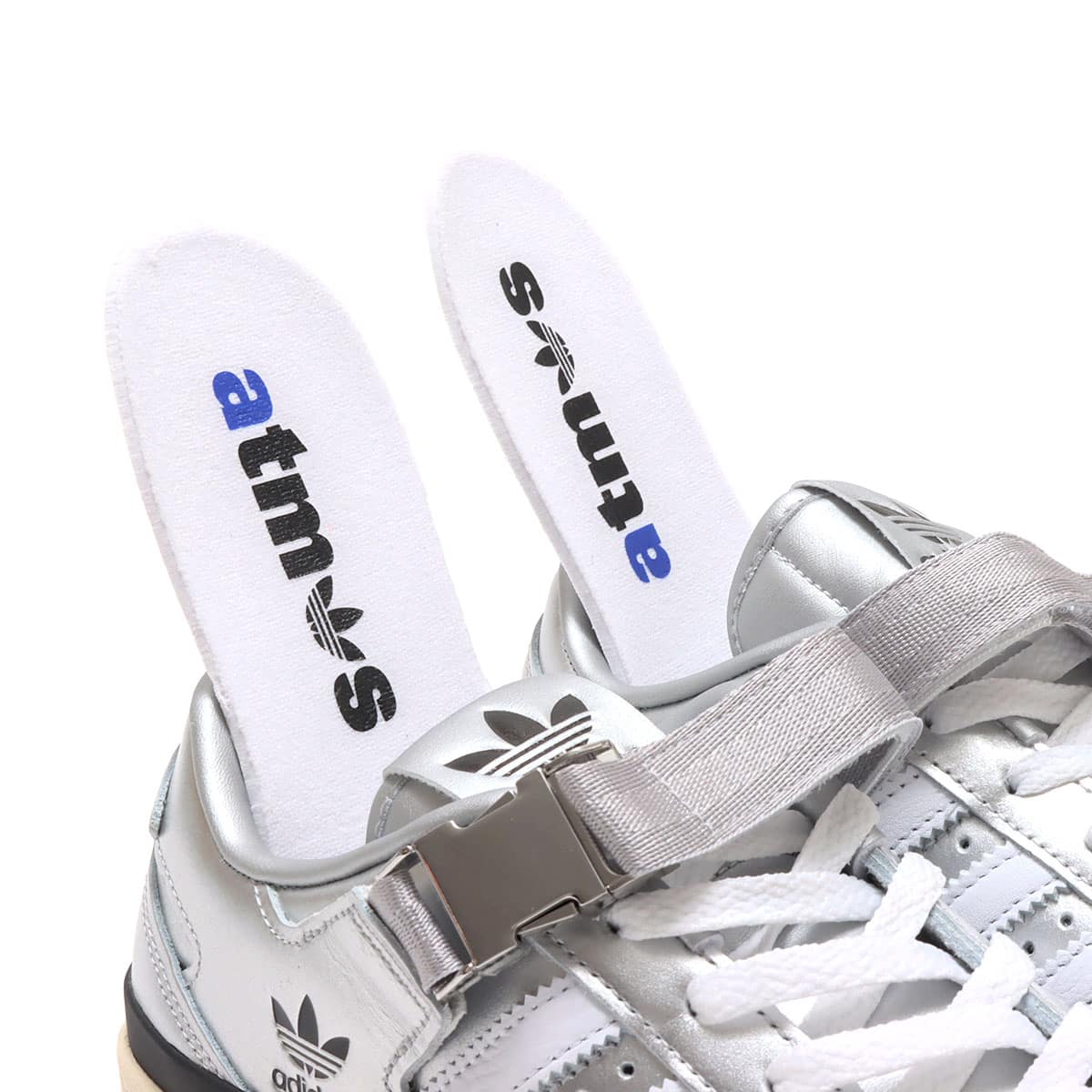 adidas FORUM84 LOW atmos SILVER METALLIC/FOOTWEAR WHITE/CORE BLACK