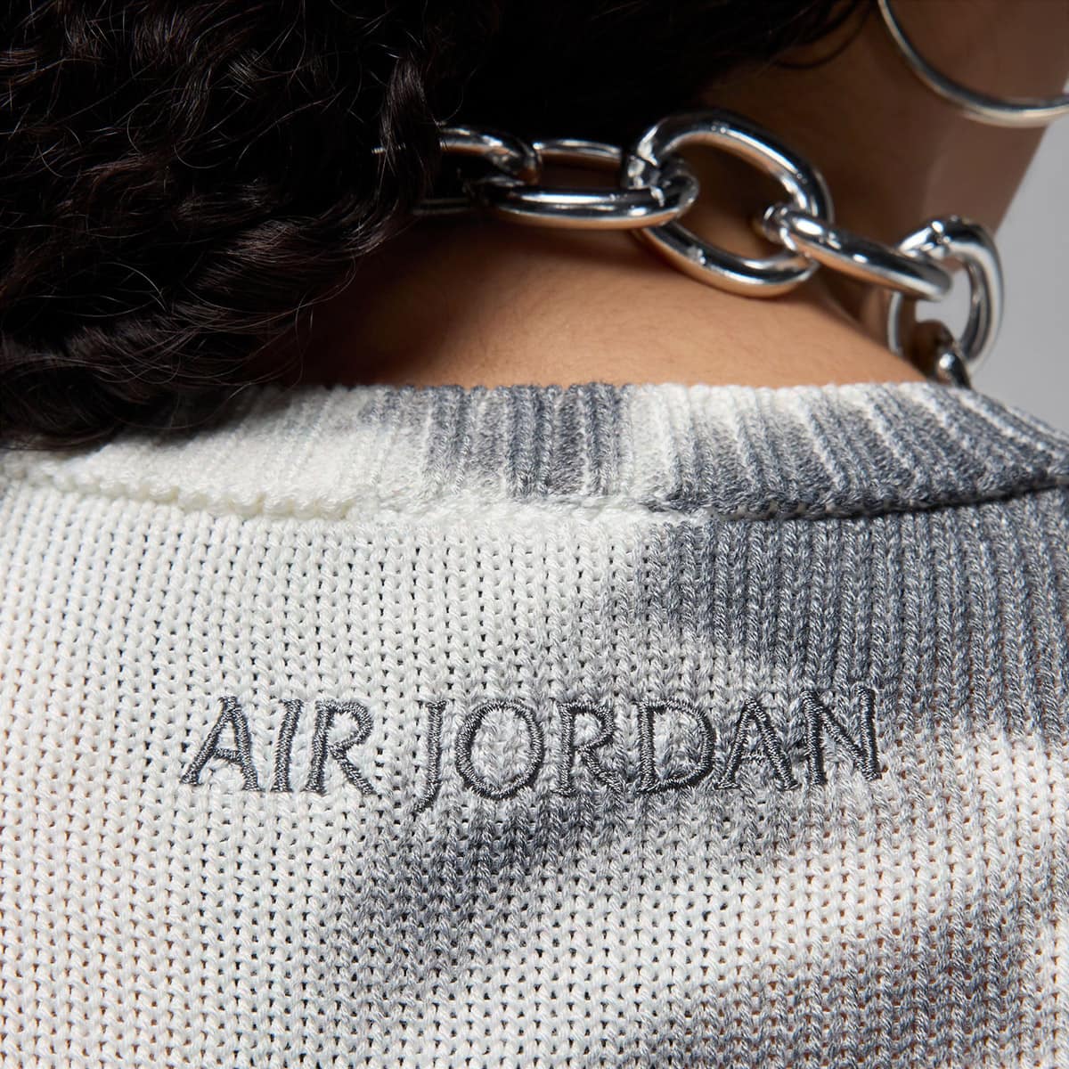 JORDAN BRAND M J AIR JORDAN KNIT SWEATER SAILの画像