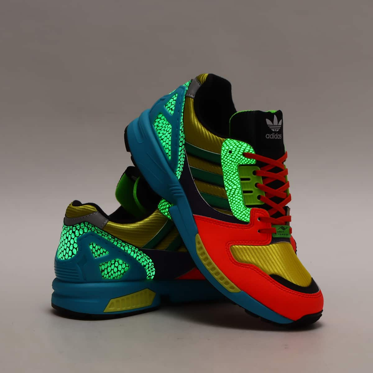 adidas Originals ZX8000 atmos “MASH UP” YELLOW/GREEN/TECH PURPLE 