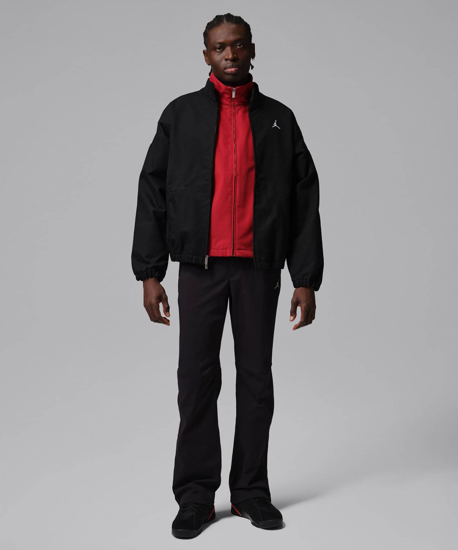 JORDAN BRAND M J FLT GFX WORKWEAR JKT BLACKの画像