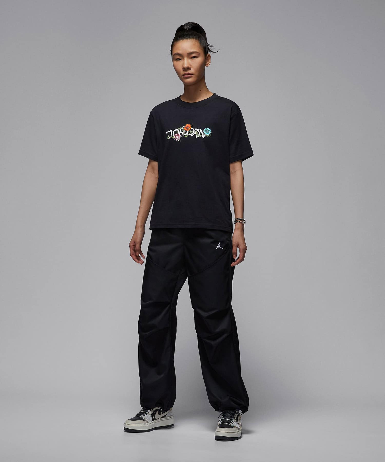 JORDAN BRAND AS W J BRK SS GF GFX TEE VINE BLACK/WHITEの画像