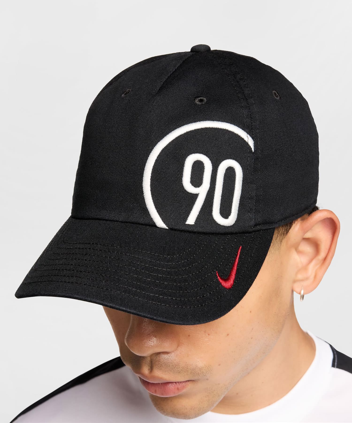 NIKE NK CLUB CAP US CB T90 FA25 BLACK/SAILの画像