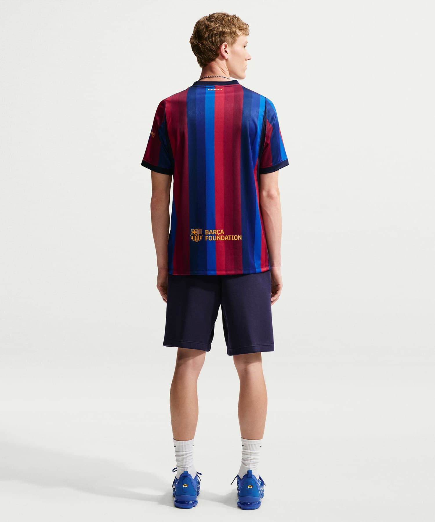 NIKE FCB M NK Dri-FIT Jersey SS Stadium Home DEEP GARNET/BLUE VOID/BLACKENED BLUEの画像