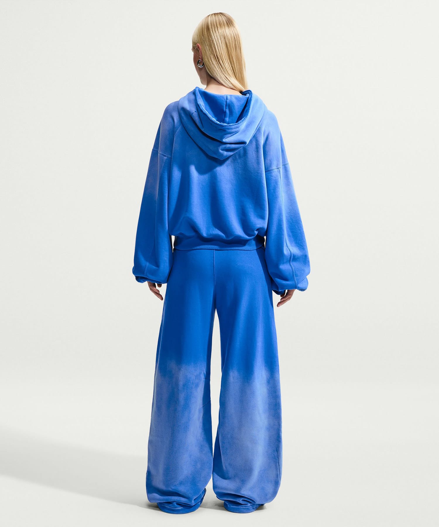 NIKE W NRG NK STUDIO FLEECE PANT BLUEの画像
