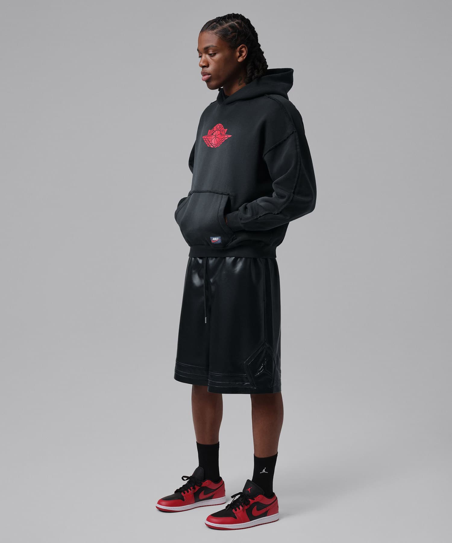 JORDAN BRAND M J FLT WINGS FLC PO BLACKの画像