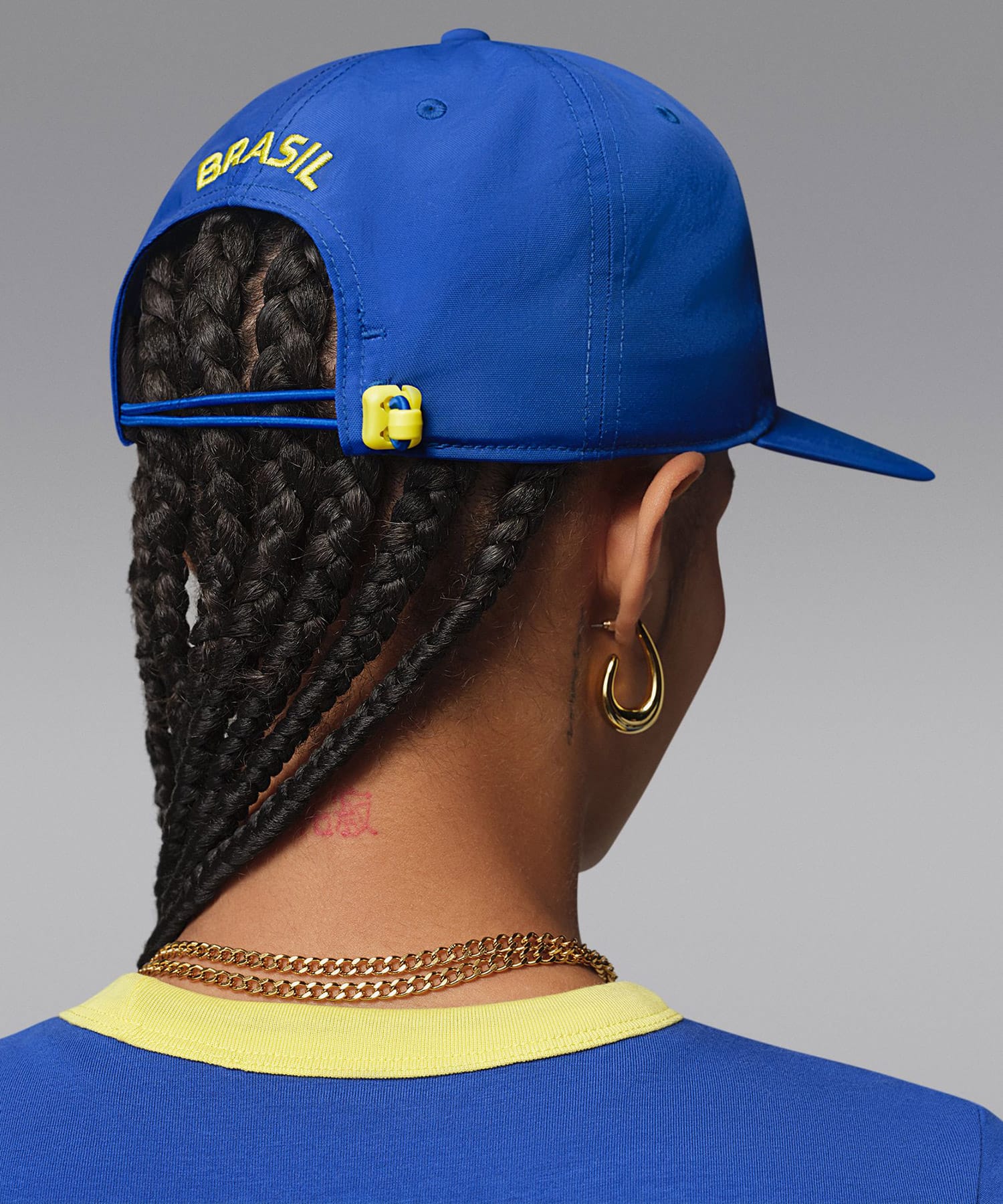 JORDAN BRAND U J PRO CAP US FB 5PNL - P6 OLD ROYAL/(YELLOW PULSE)の画像