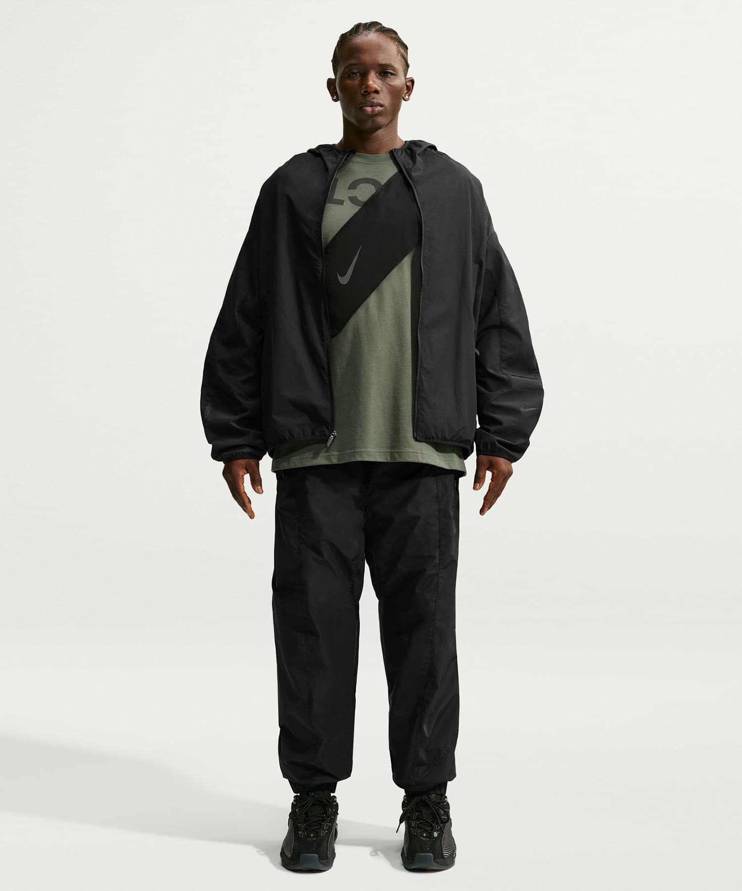 NIKE M NRG NOCTA SHROUD CUT TRK JKT BLACKの画像