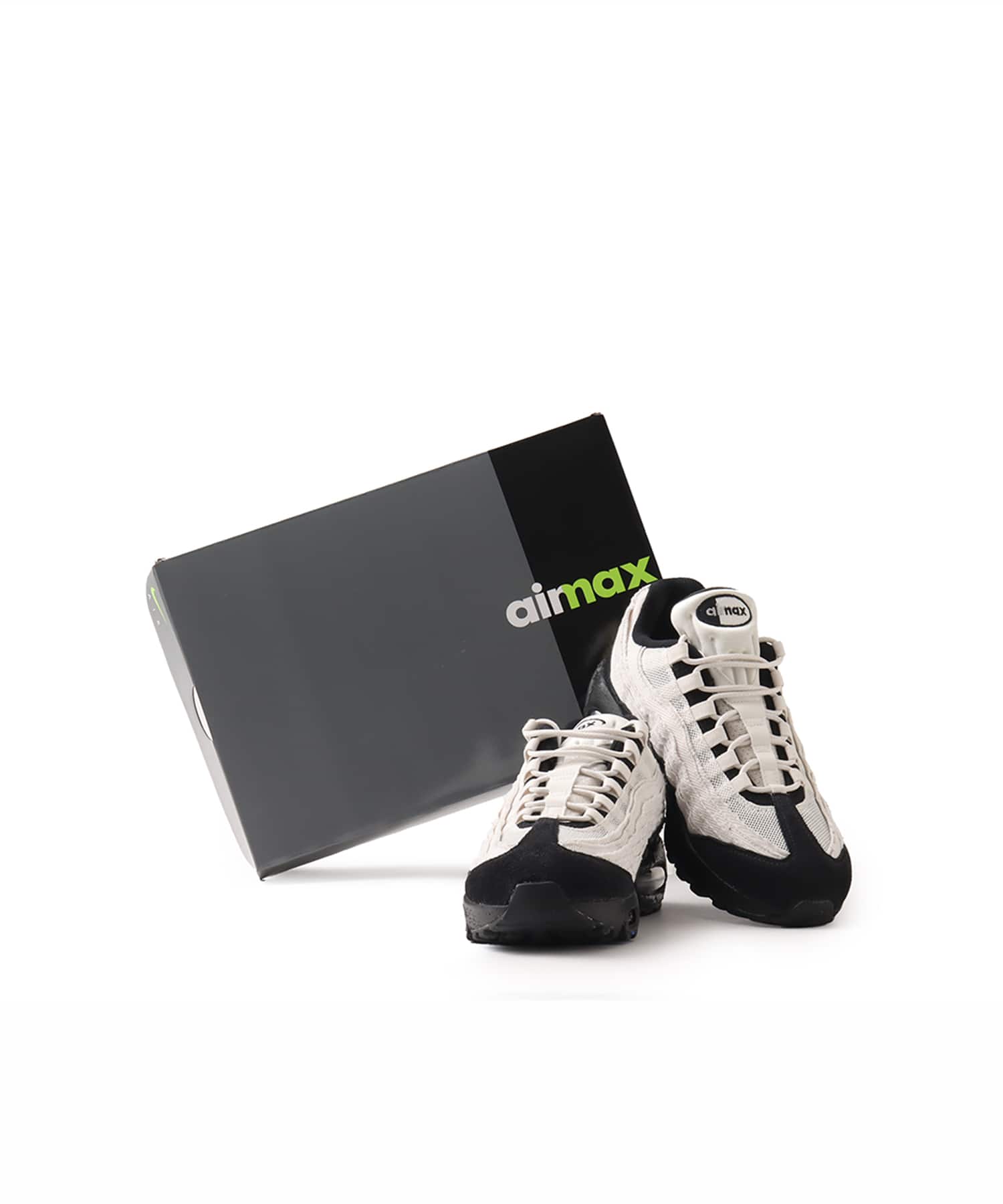 NIKE AIR MAX 95 BIG BUBBLE BLACK/BLACK-PHANTOM-LT SMOKE GREYの画像