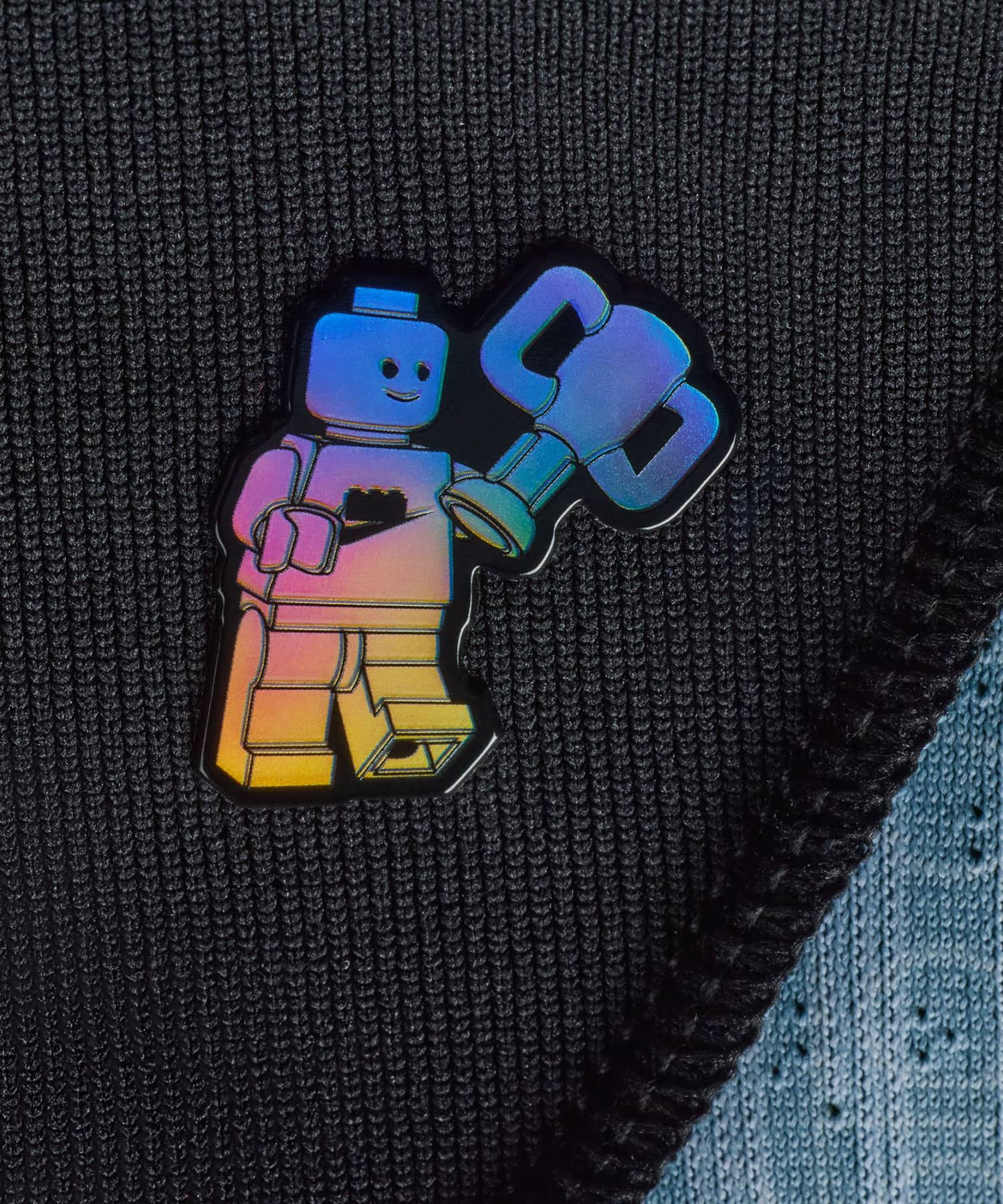 NIKE X LEGO COL AEROFIT F JSY BLACK/(LT LIQUID LIME)の画像