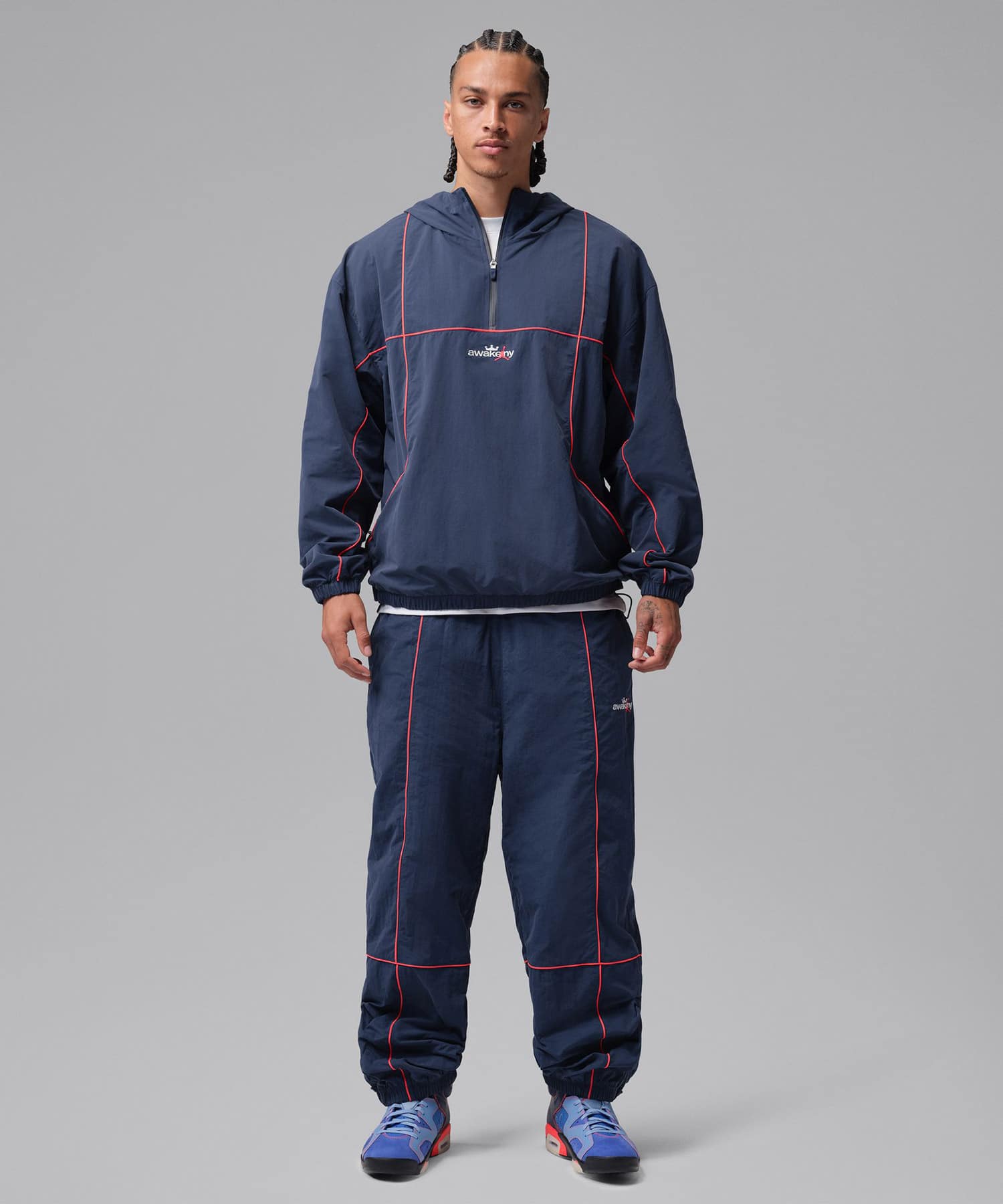 JORDAN BRAND M J AWAKE NY TRACK JACKET NAVYの画像