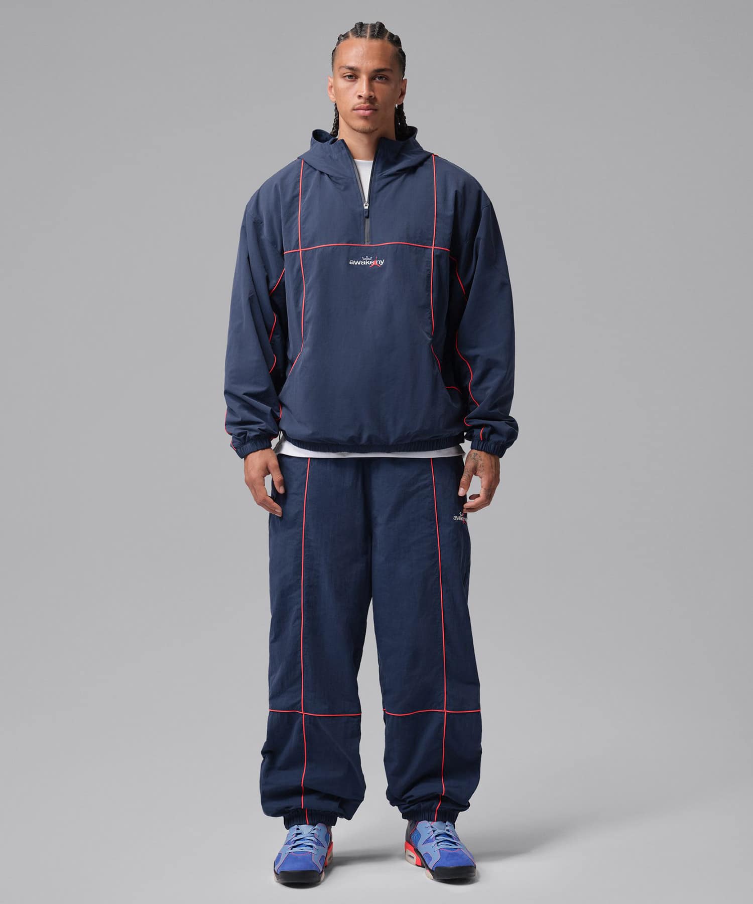JORDAN BRAND M J AWAKE NY TRACK PANT NAVYの画像