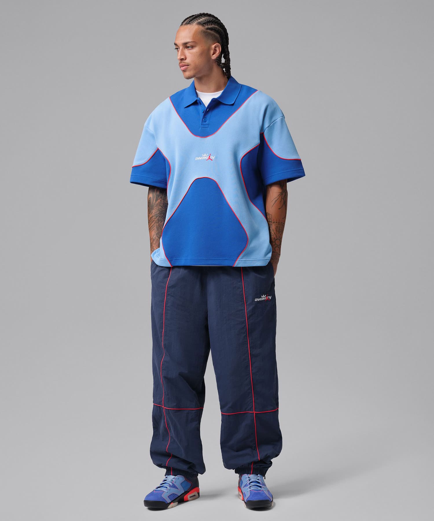 JORDAN BRAND M J AWAKE NY POLO BLUEの画像