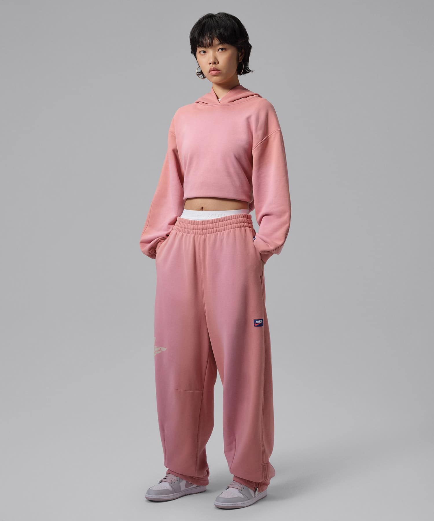 JORDAN BRAND AS W J FLT FLC WL PNT WINGS PINKの画像