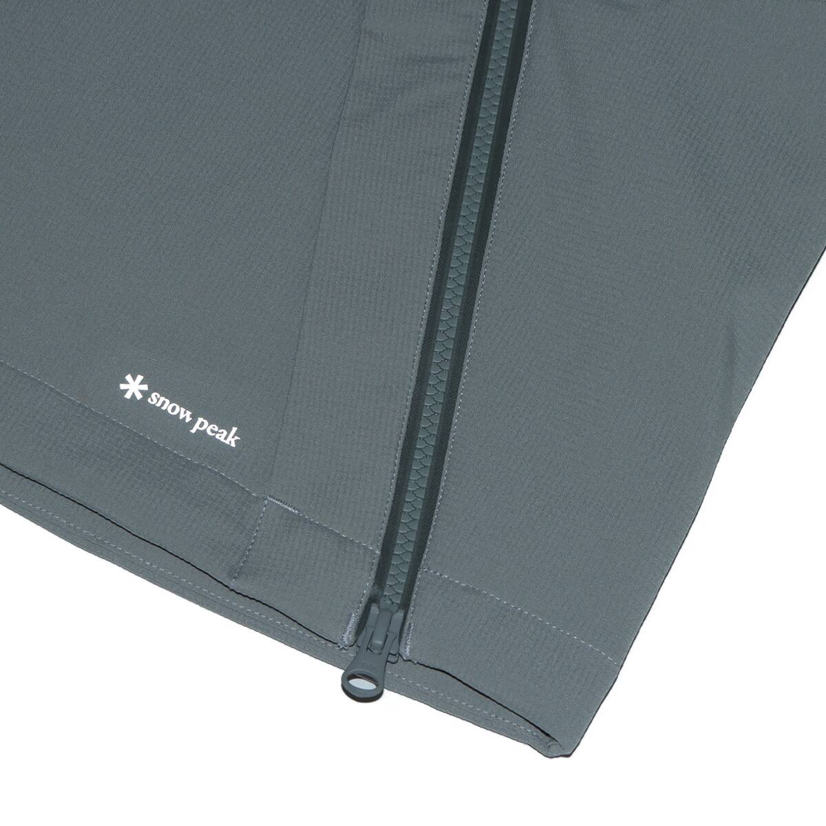 snow peak Thermal Insulation Effected Rain Jacket Grey 23FA-Iの画像