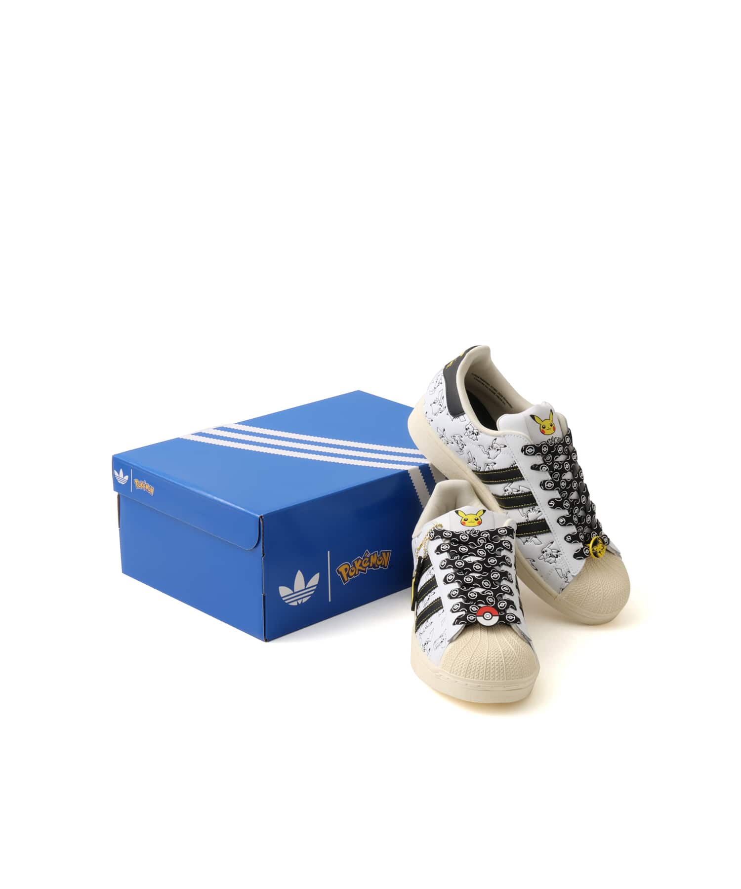 adidas POKEMON SUPERSTAR II FTWWHT/CBLACK/GOLDMTの画像