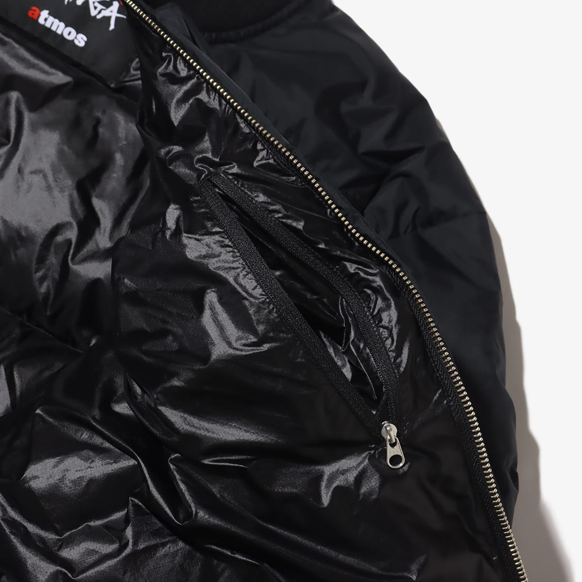 NANGA × atmos AURORA-TEX DOWN JACKET BLACK 23FW-I