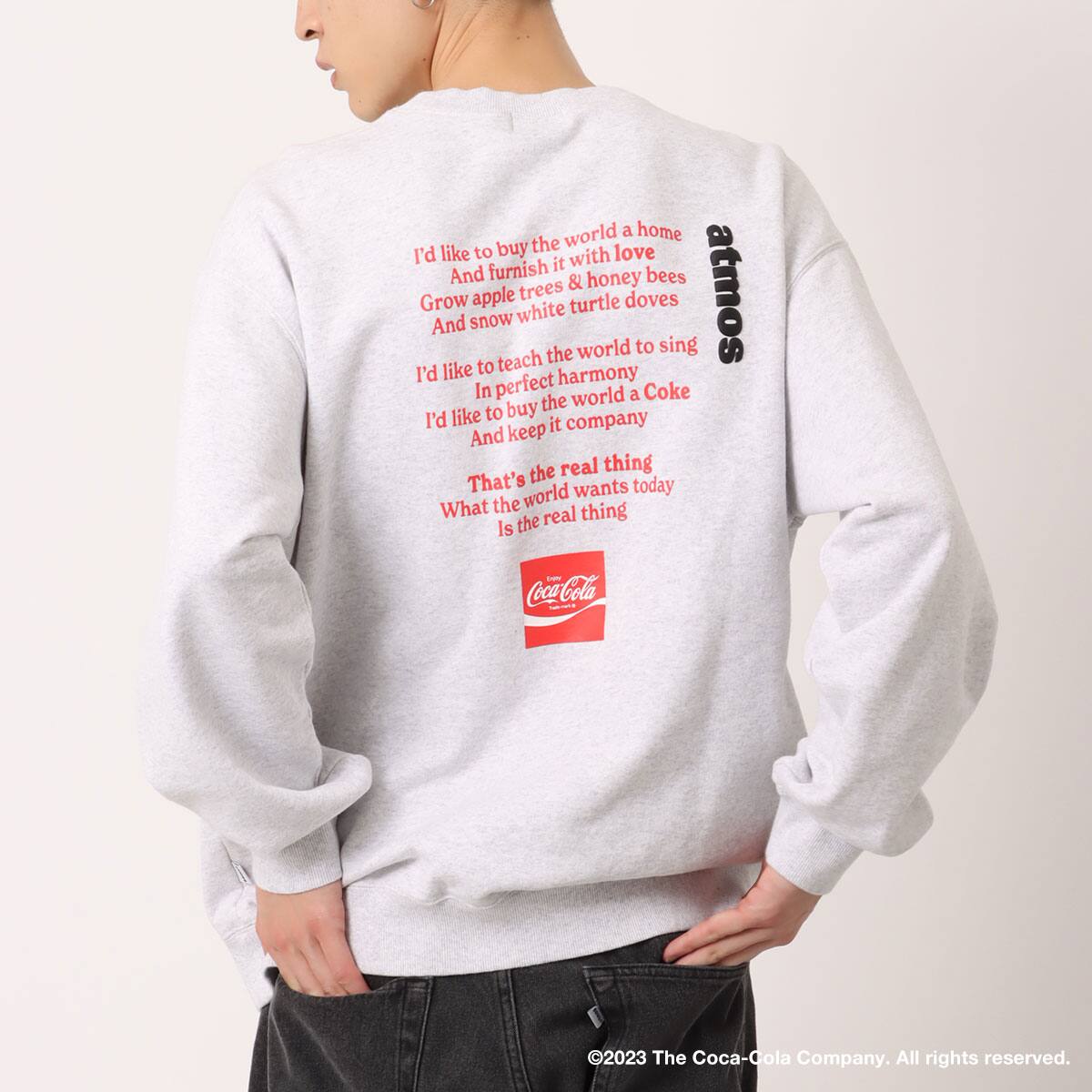 Coca Cola | atmos Crew Neck Sweatshirts GRAY 23HO-S