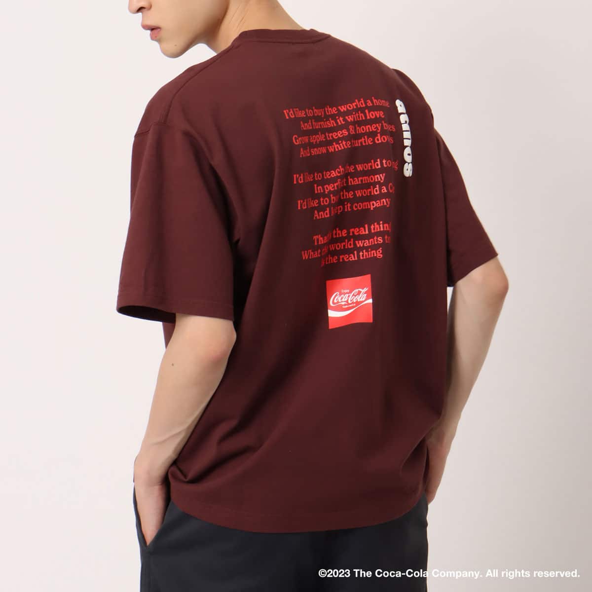 Coca Cola | atmos T-shirt BROWNの画像