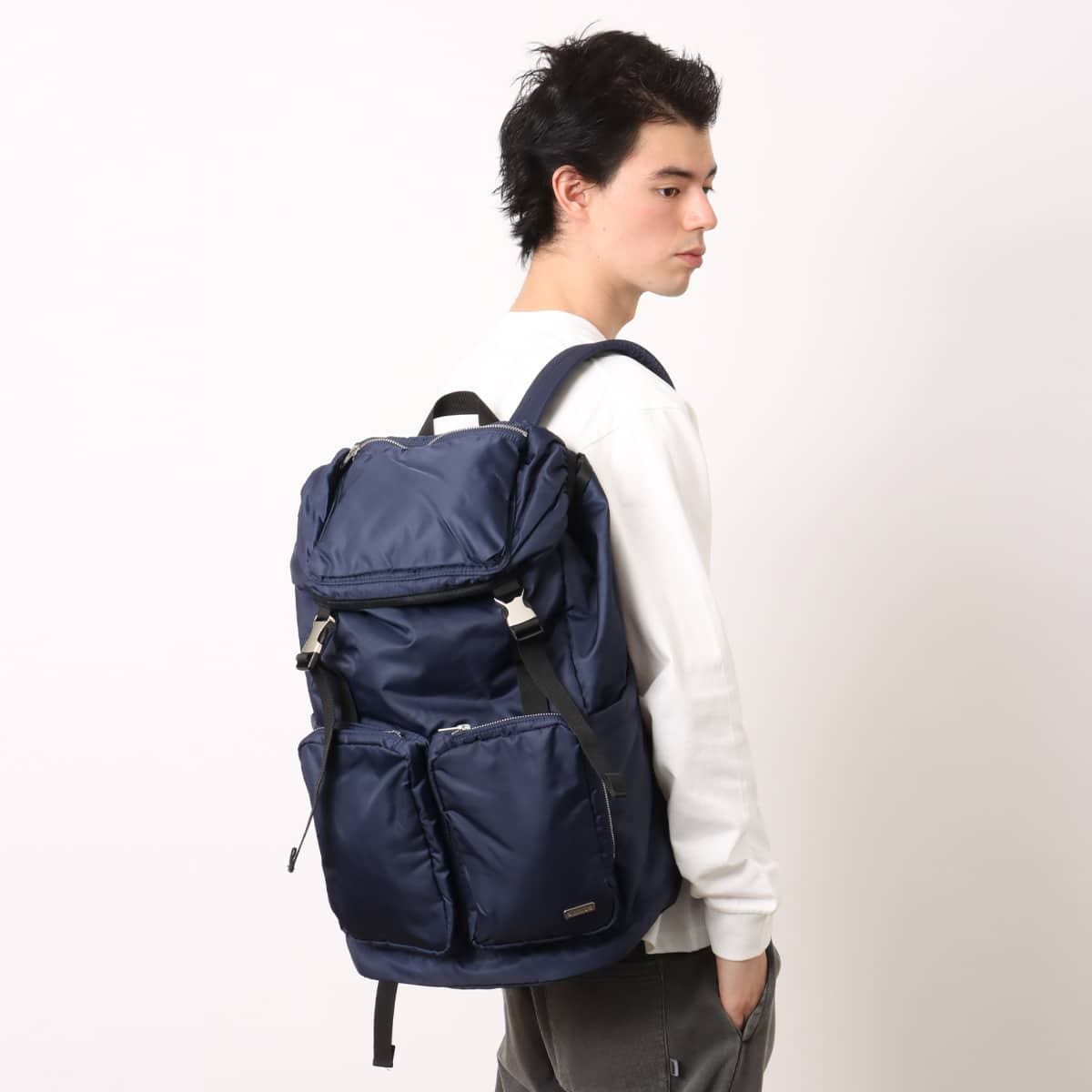 atmos Nylon Twill Back Pack NAVY|atmos（アトモス） 公式オンラインストア