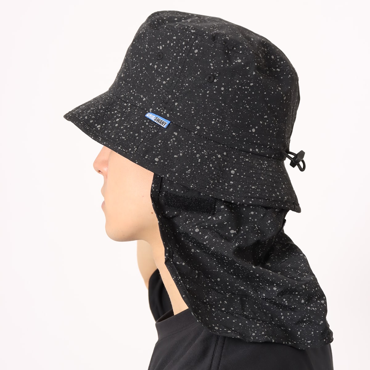 GRIP SWANY x atmos SUNSHADE HAT BLACK