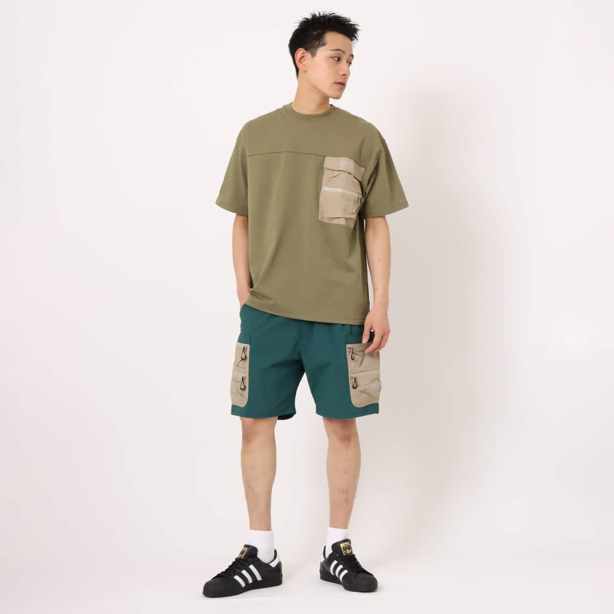 atmos Nylon Fishing Short KHAKI の画像