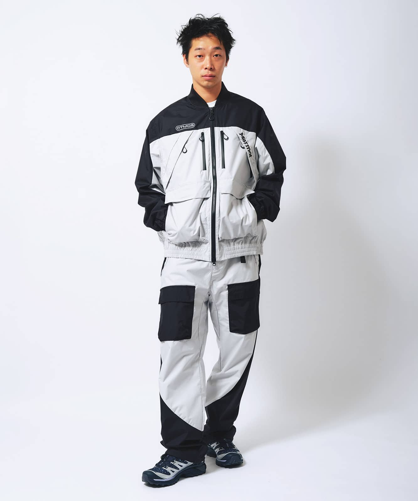 atmos x Marmot Gear-Up MA-1 BLACK X GRAYの画像