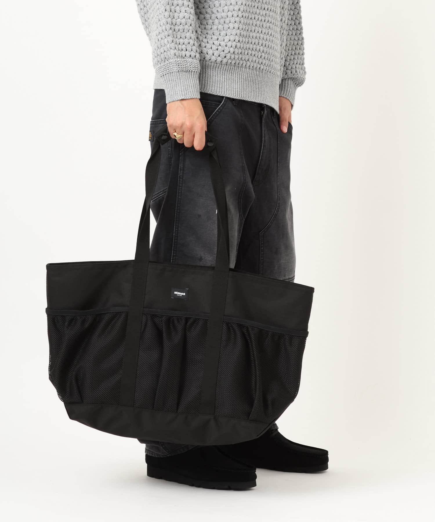 atmos Garden Tote Bag BLACKの画像