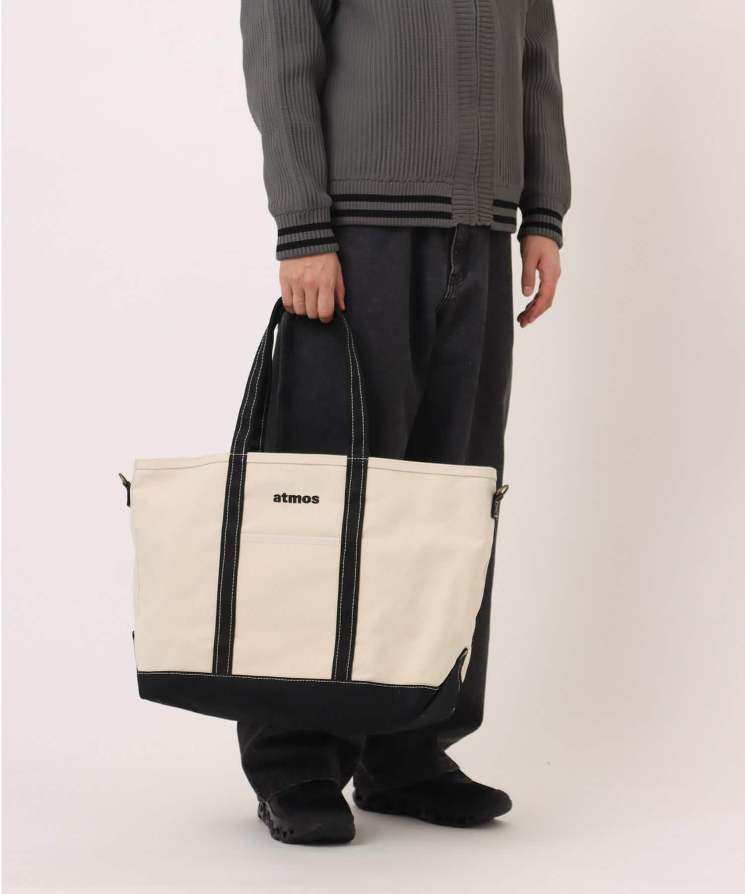 atmos Canvas Tote Bag OFFWHITEの画像