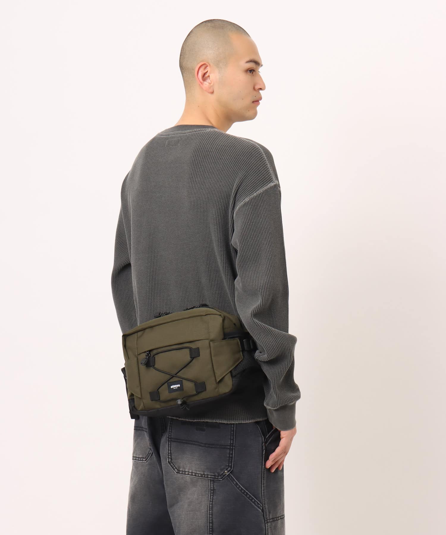atmos Waist Bag KHAKIの画像