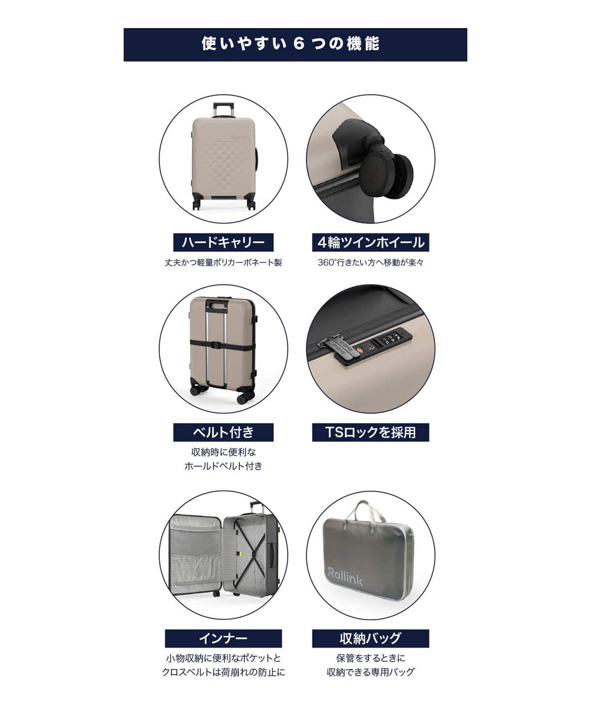 Rollink x atmos Suitcase (39L) BLACKの画像
