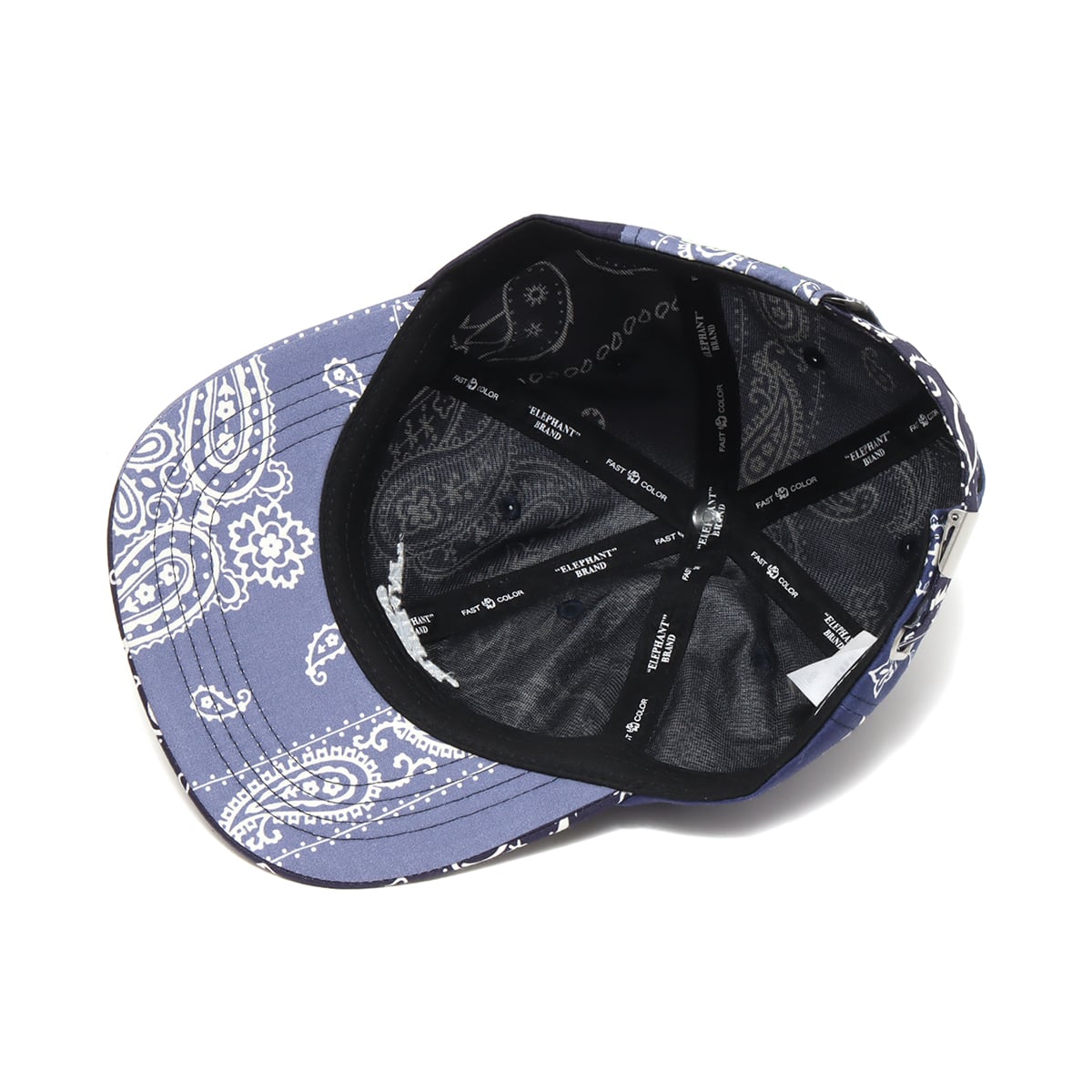 atmos x ELEPHANT BRAND BANDANA 6 PANEL CAP NAVY 21FA-I