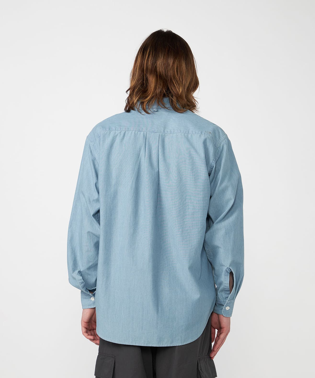 THE NORTH FACE PURPLE LABEL Regular Collar Chambray Field Shirt Indigo Bleachの画像