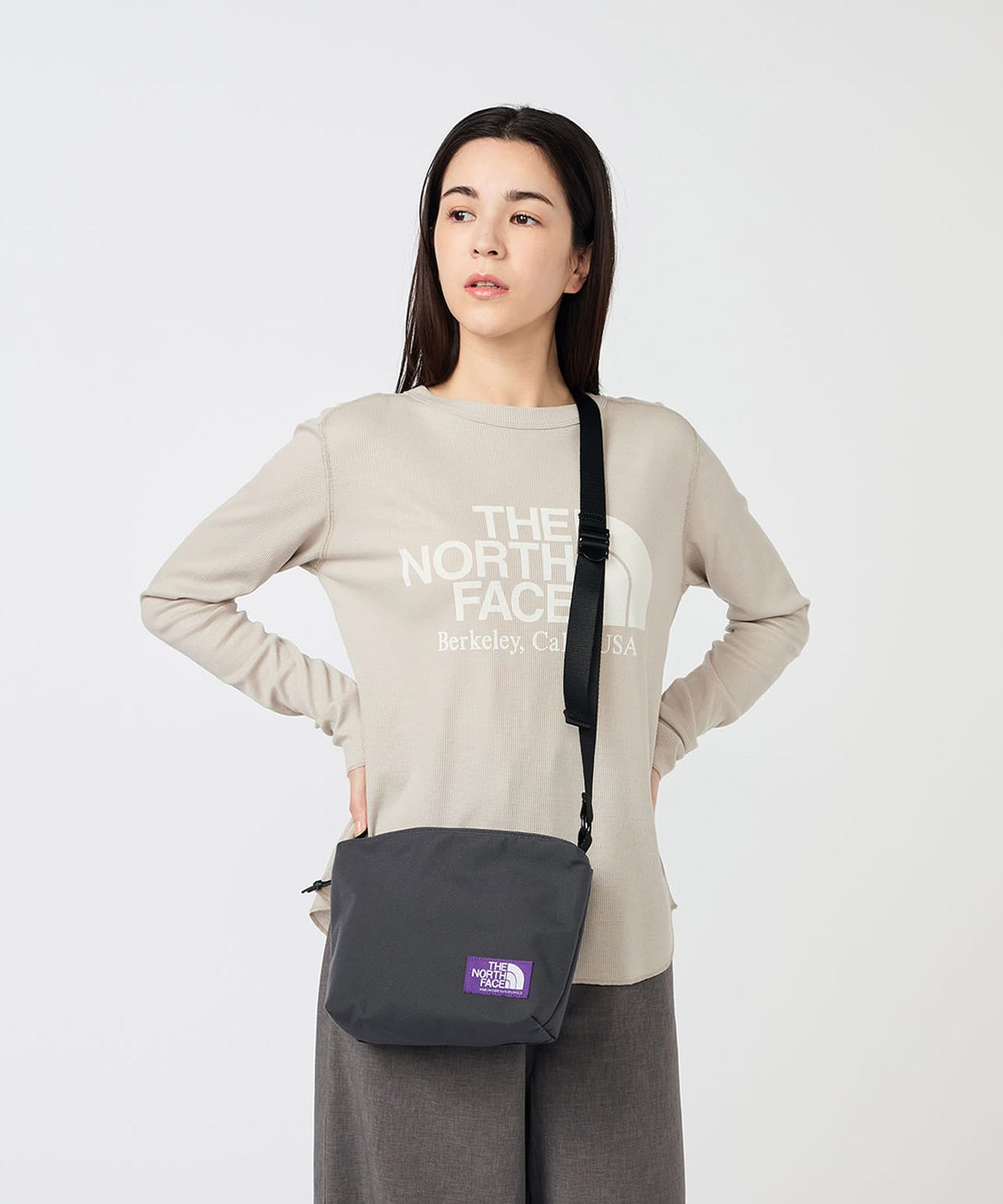 THE NORTH FACE PURPLE LABEL Field Small Shoulder Bag Asphalt Grayの画像