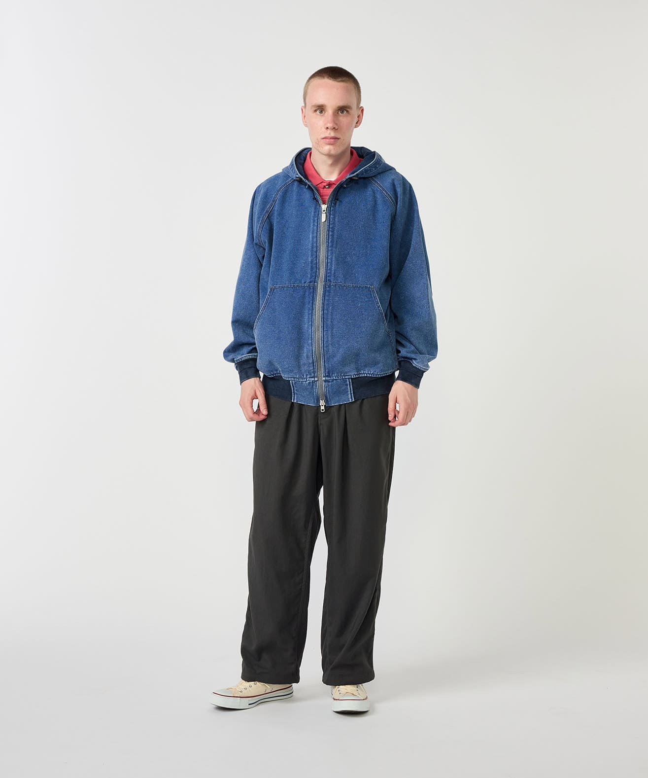 THE NORTH FACE PURPLE LABEL PLAS Indigo Field Parka Indigo Bleachの画像