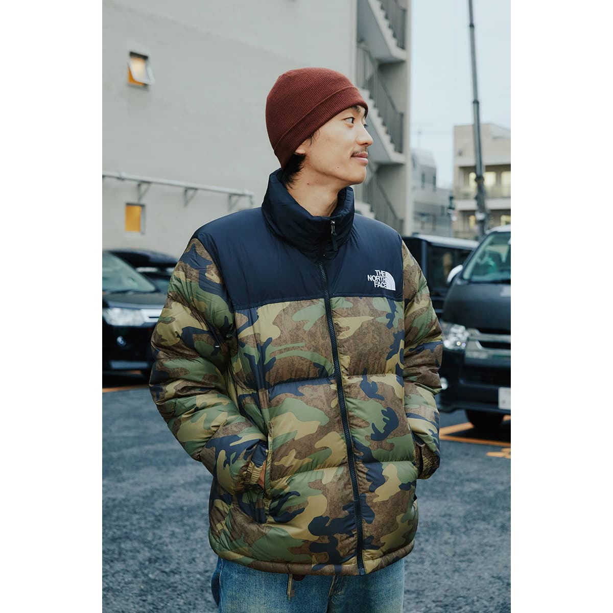 THE NORTH FACE NOVELTY NUPTSE JACKET TNFカモ 22FW-I