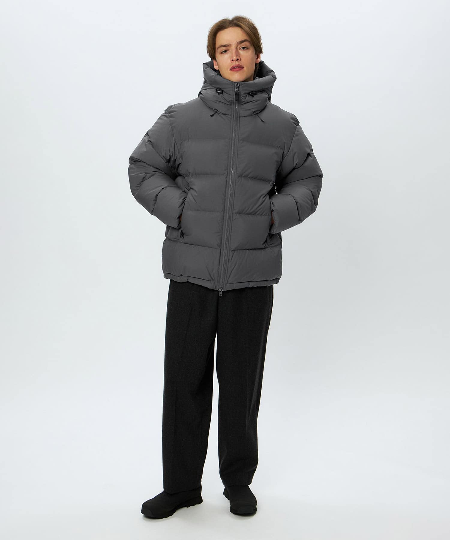 THE NORTH FACE Alteration Down Shell Parka グラファイトグレーの画像