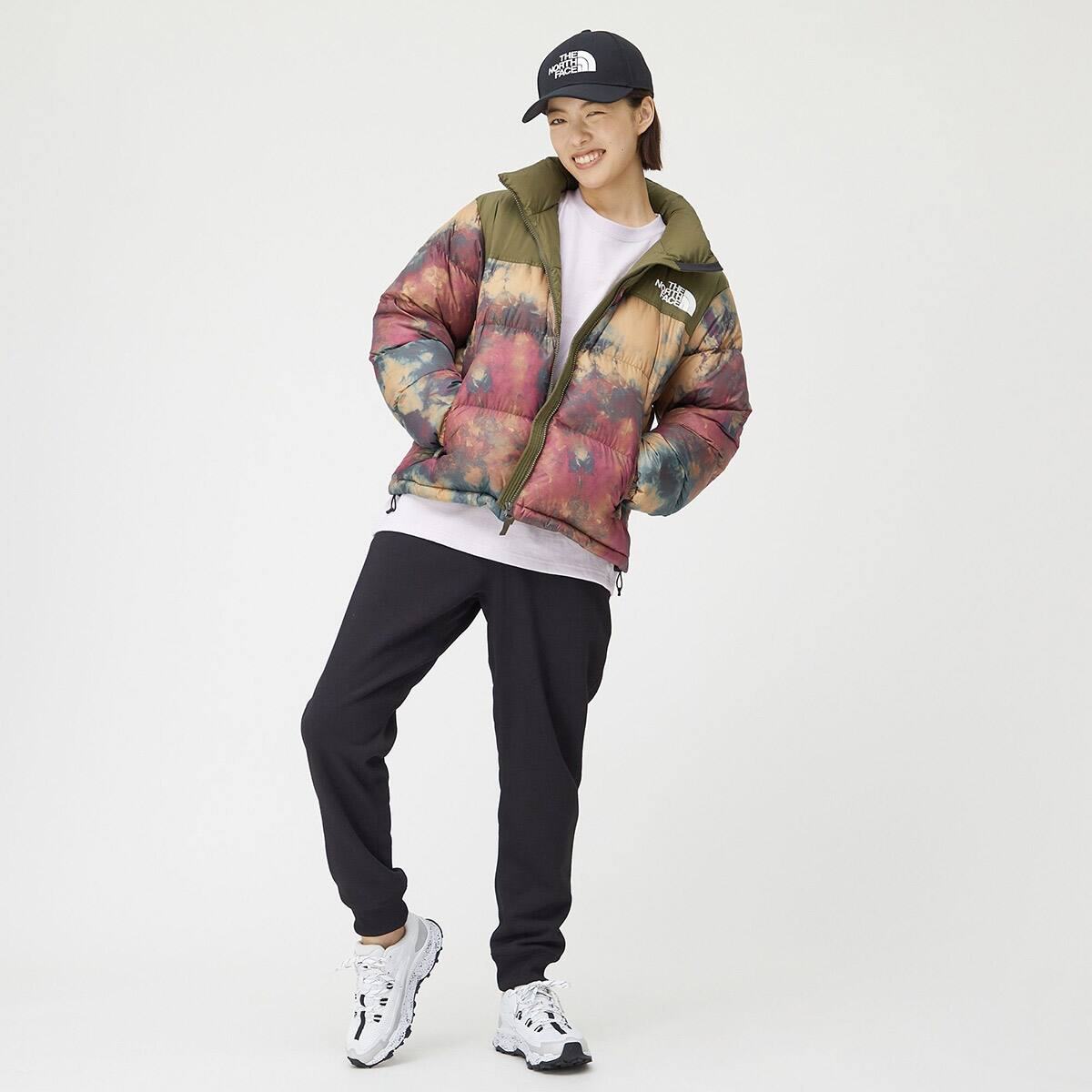 THE NORTH FACE NOVELTY SHORT NUPTSE JACKET (LADIES) アイスダイアンテロープタン 22FW-I